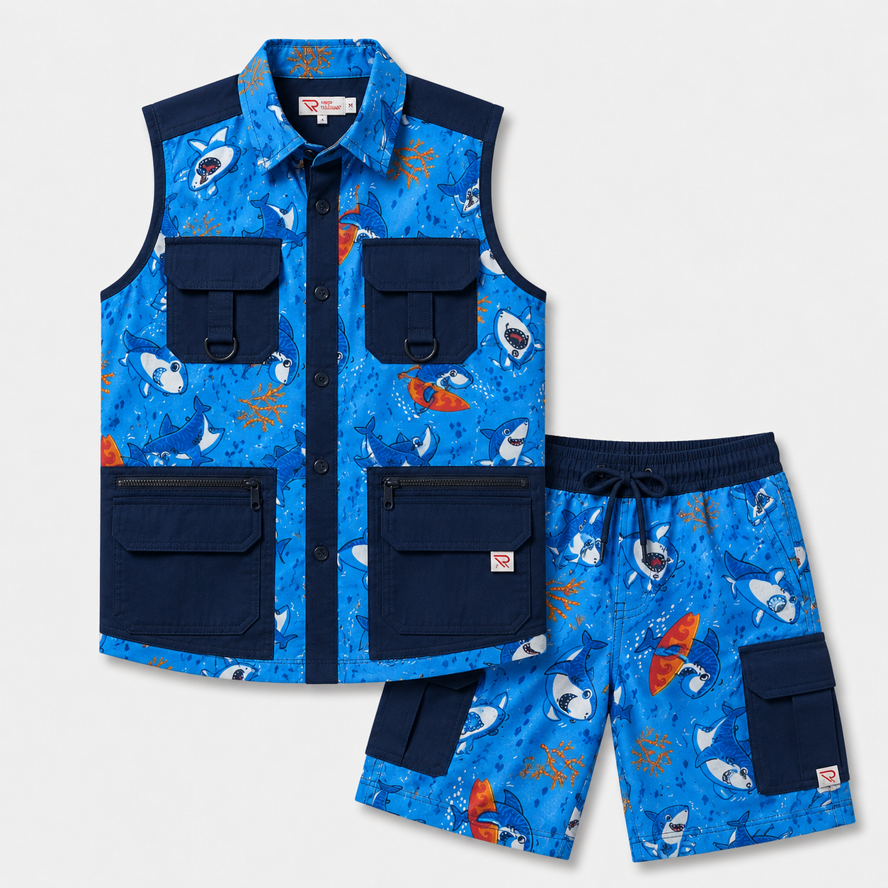 Red Fashion royal kids shirt